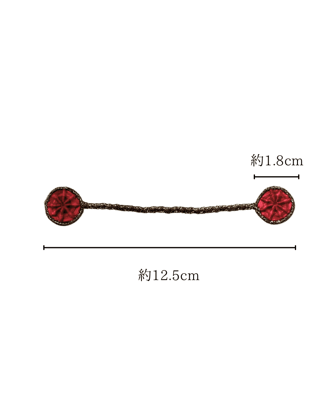 【刺繍ブローチ】ネックレスのように襟元を飾るオンリーワンな手刺繍のピンブローチ 12月25日までの限定 | 8枚目